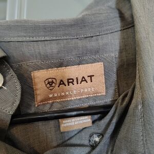 Ariat Charcoal Wrinkle-Free Shirt